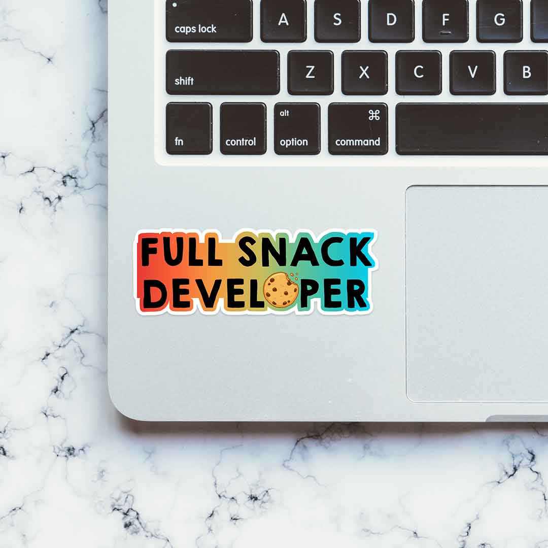 Full Snack Developer Sticker | STICK IT UP