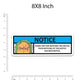 Notice Bumper Sticker | STICK IT UP