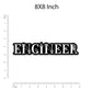 The Mighty ENGINEER Bumper Sticker | STICK IT UP