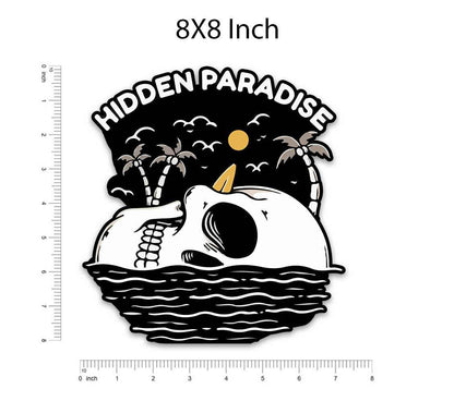 Hidden Paradise Bumper Sticker | STICK IT UP