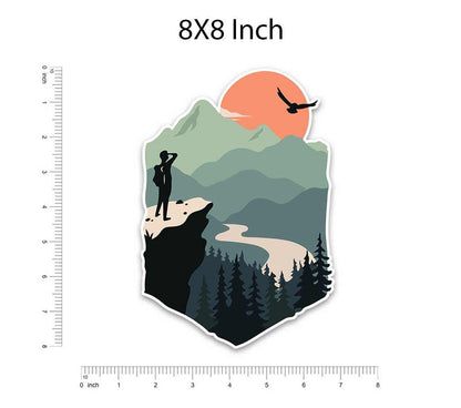 Mountain Adventure Bumper Sticker | STICK IT UP