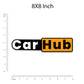 Car Hub Bumper Sticker | STICK IT UP