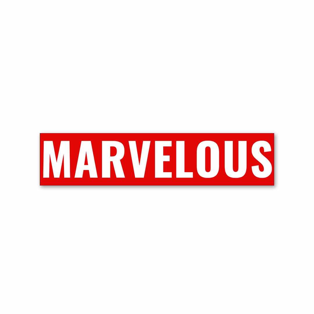 Marvelous Sticker | STICK IT UP