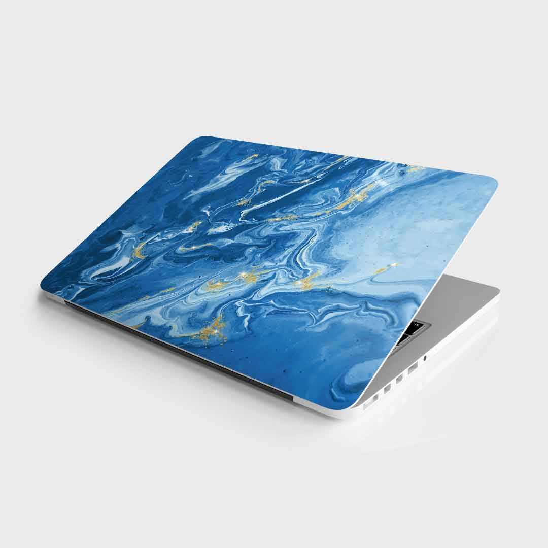 Marble Blue Laptop Skin | STICK IT UP