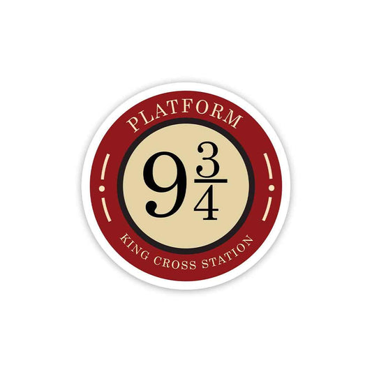 Platform Nine and Three-Quarters Sticker | STICK IT UP
