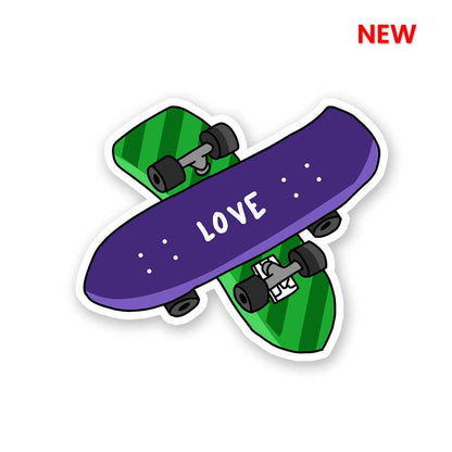 Skateboard Love Sticker | STICK IT UP