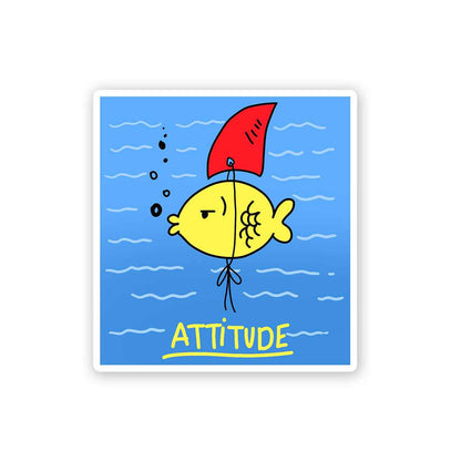 Attitude Fish Sticker | STICK IT UP