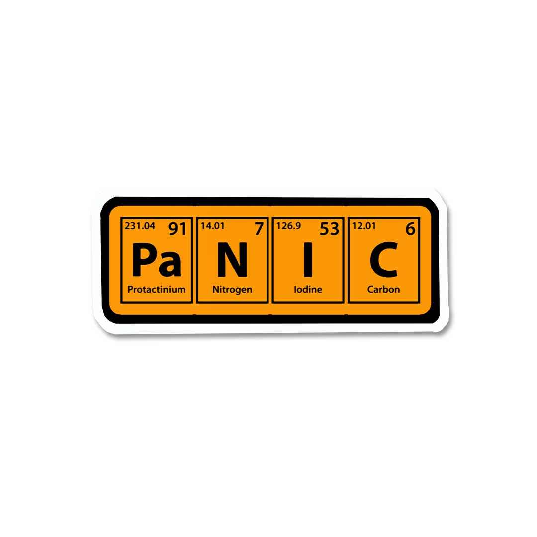 Pa N I C Sticker | STICK IT UP