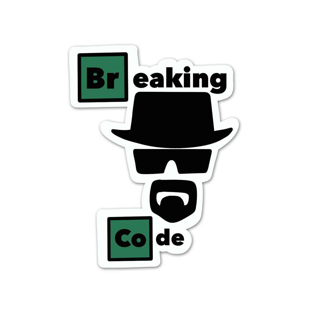 Breaking Code Sticker | STICK IT UP