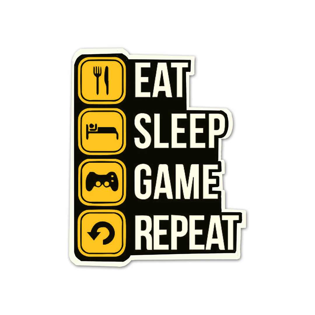 Eat Sleep Game V2 Sticker | STICK IT UP