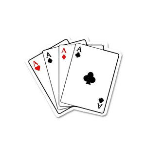 Clubs Card Sticker | STICK IT UP