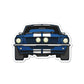 Blue Muscle Car Sticker | STICK IT UP