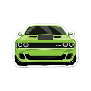 Green Vintage Muscle Sticker | STICK IT UP