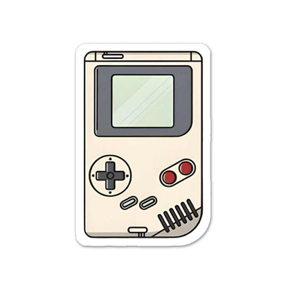 White Gameboy Sticker | STICK IT UP