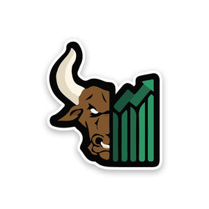 Trading bull Sticker | STICK IT UP