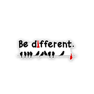 Be Different Sticker | STICK IT UP