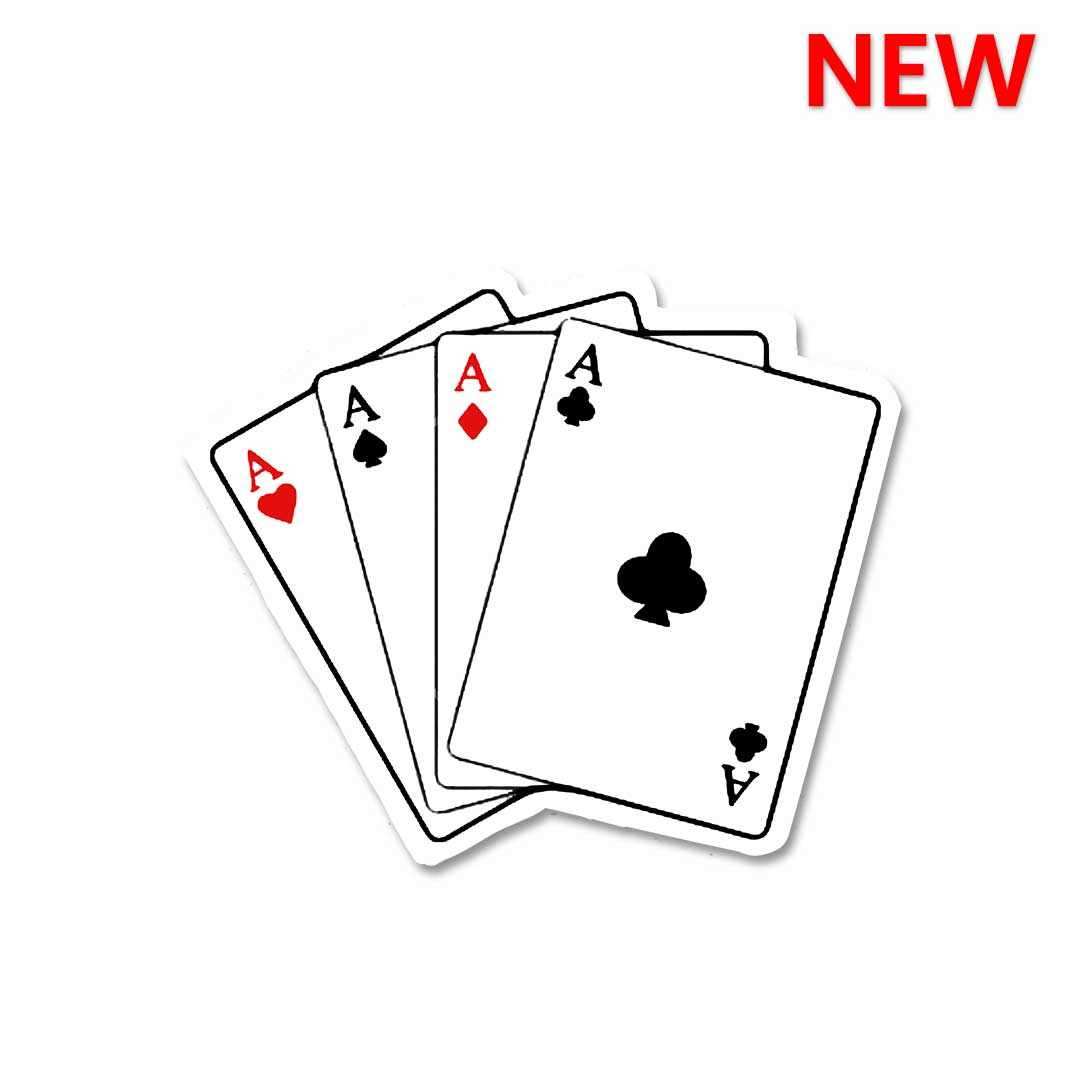 Clubs Card Sticker | STICK IT UP