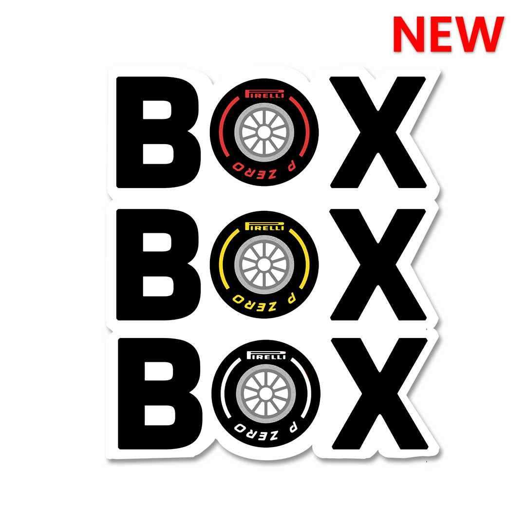 BOX BOX BOX Sticker – STICK IT UP