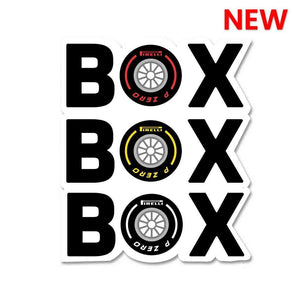 BOX BOX BOX Sticker | STICK IT UP