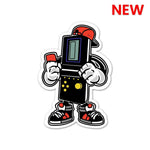 Gaming : Old School Sticker | STICK IT UP