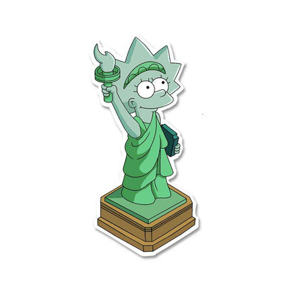 Statue in green Sticker | STICK IT UP