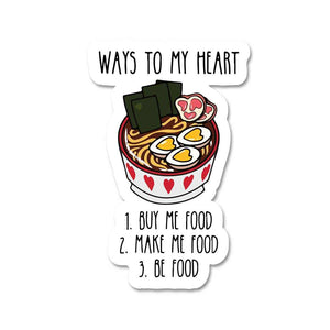 Ways to my heart Sticker | STICK IT UP