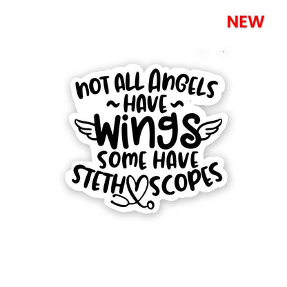 Not All Angels Have Wings Sticker | STICK IT UP
