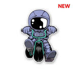 Astronaut Bike Sticker | STICK IT UP