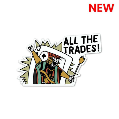 Jack of All The Trades Sticker | STICK IT UP