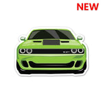 Green Vintage Muscle Sticker | STICK IT UP