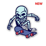 Skating Skull Sticker | STICK IT UP