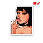 Smoke Girl Sticker | STICK IT UP