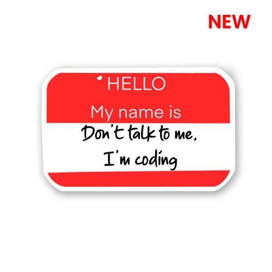 Hello My Name is Sticker | STICK IT UP