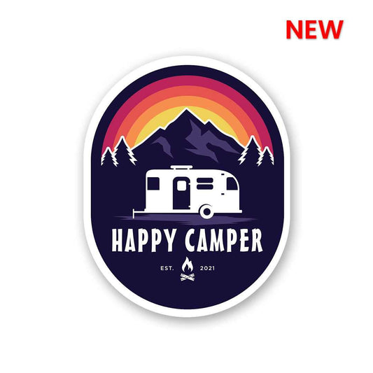 Happy Camper Sticker | STICK IT UP