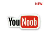 you noob Sticker | STICK IT UP
