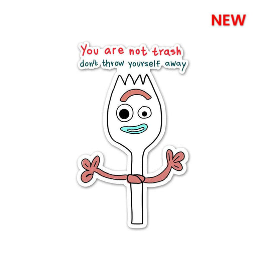 You are not Trash Sticker | STICK IT UP