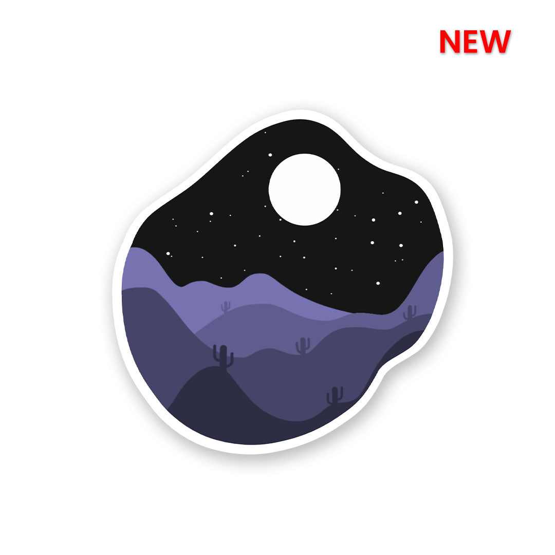 Starry Desert Night Sticker | STICK IT UP