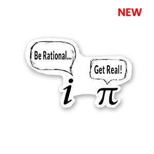 Rational VS Real Sticker | STICK IT UP