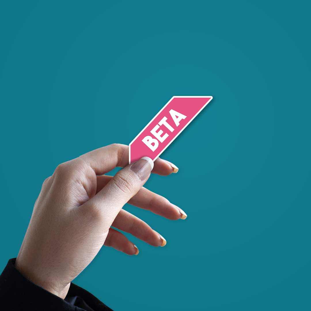 Beta Sticker | STICK IT UP