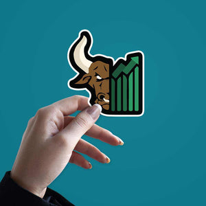 Trading bull Sticker | STICK IT UP