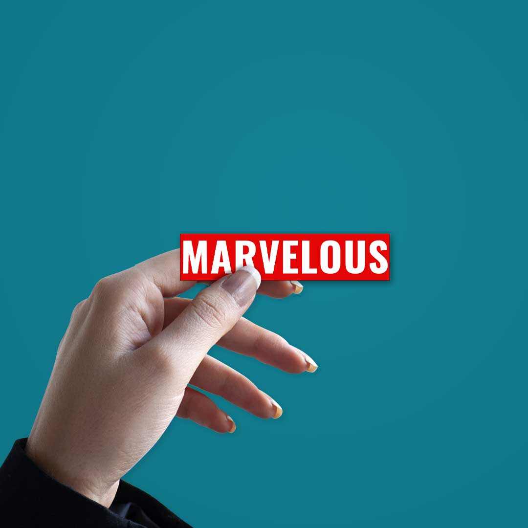 Marvelous Sticker | STICK IT UP