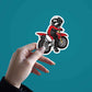 Red Bike Chibi Sticker | STICK IT UP