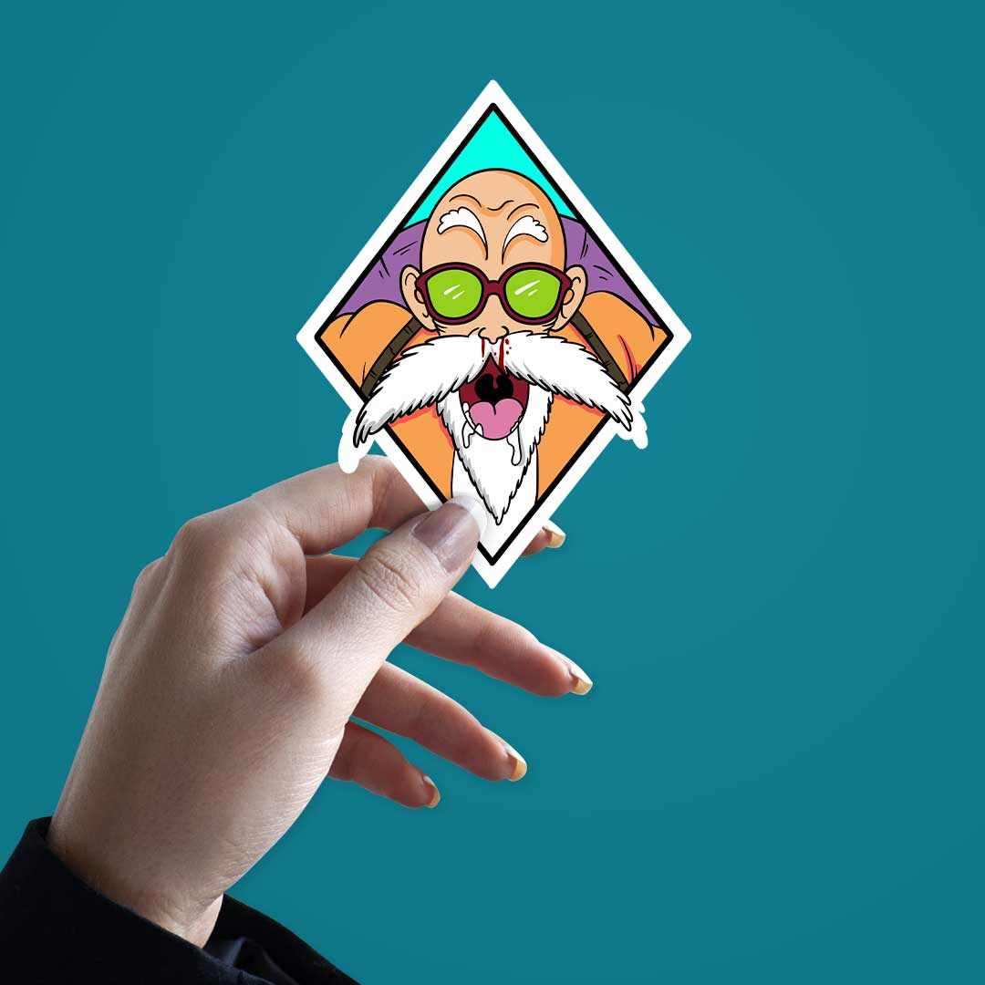 Pervy Master Roshi Sticker