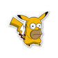 Pikachu simpsons Sticker | STICK IT UP