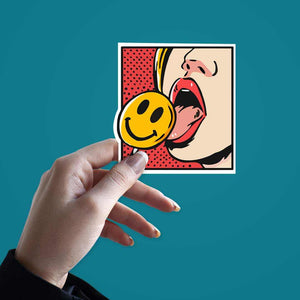 Suckin' too hard on your lollipop Sticker | STICK IT UP