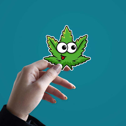 Cute Weed Sticker | STICK IT UP