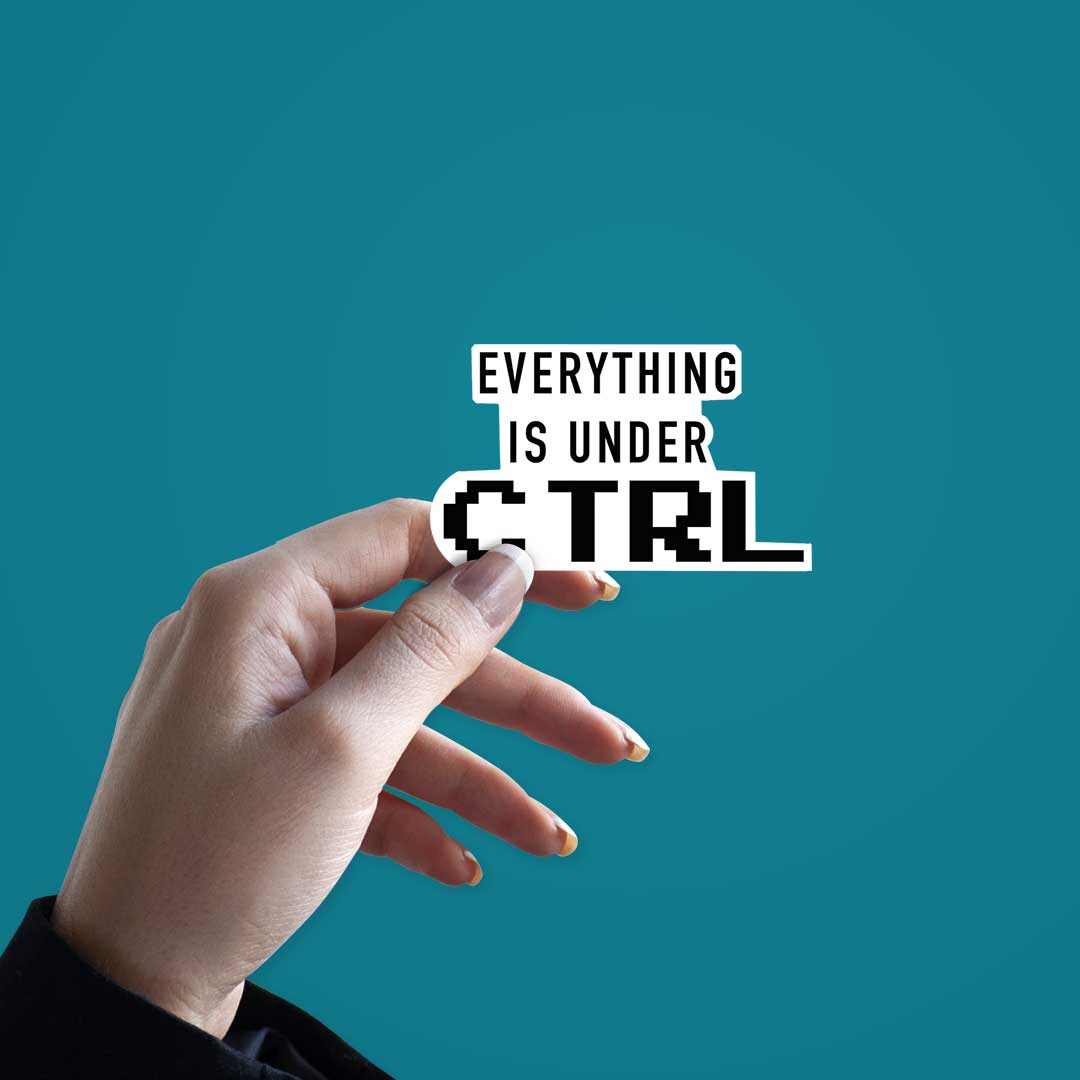 Every Thing Is Under CTRL Sticker | STICK IT UP