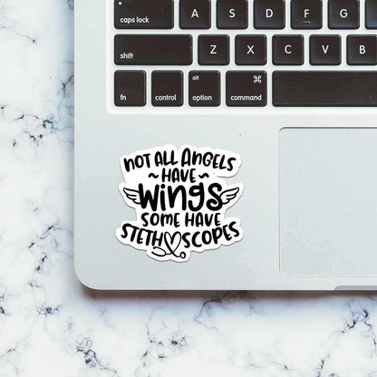 Not All Angels Have Wings Sticker | STICK IT UP