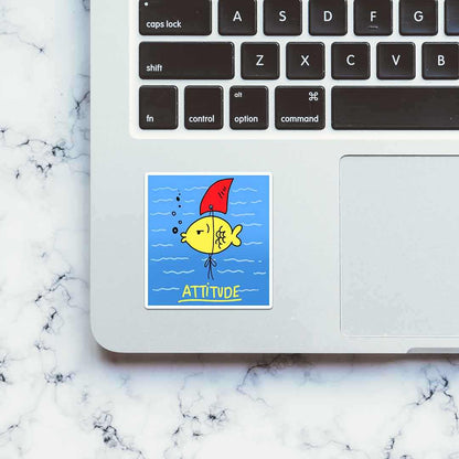 Attitude Fish Sticker | STICK IT UP