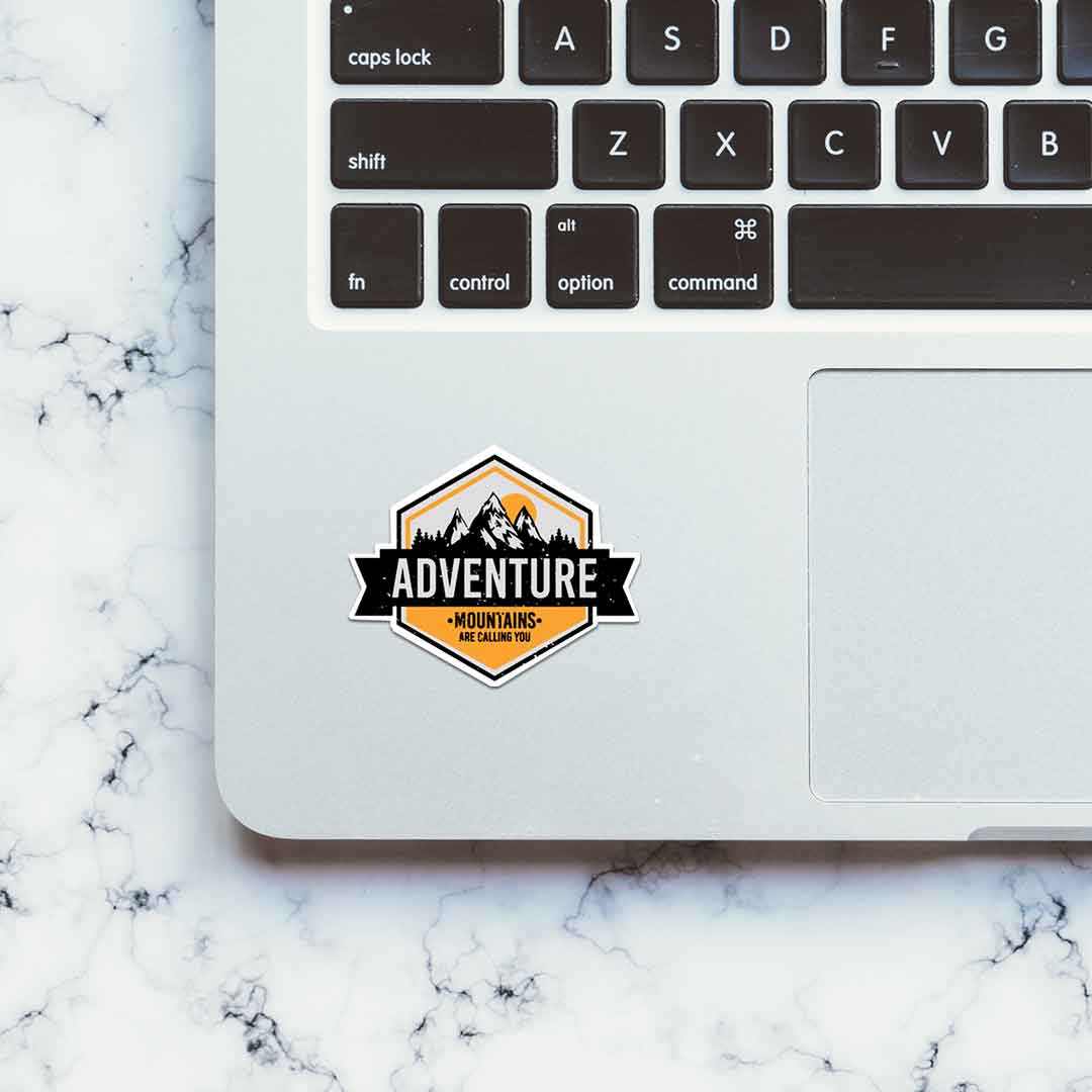 Adventure Mountains Are Calling Sticker | STICK IT UP